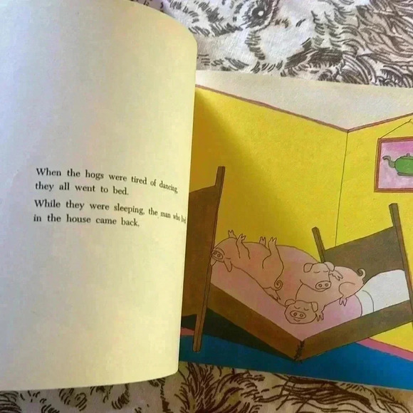 Vintage Three Big Hogs Manus Pinkwater Scholastic Paperback Children’s Book 70s - Picture 8 of 9